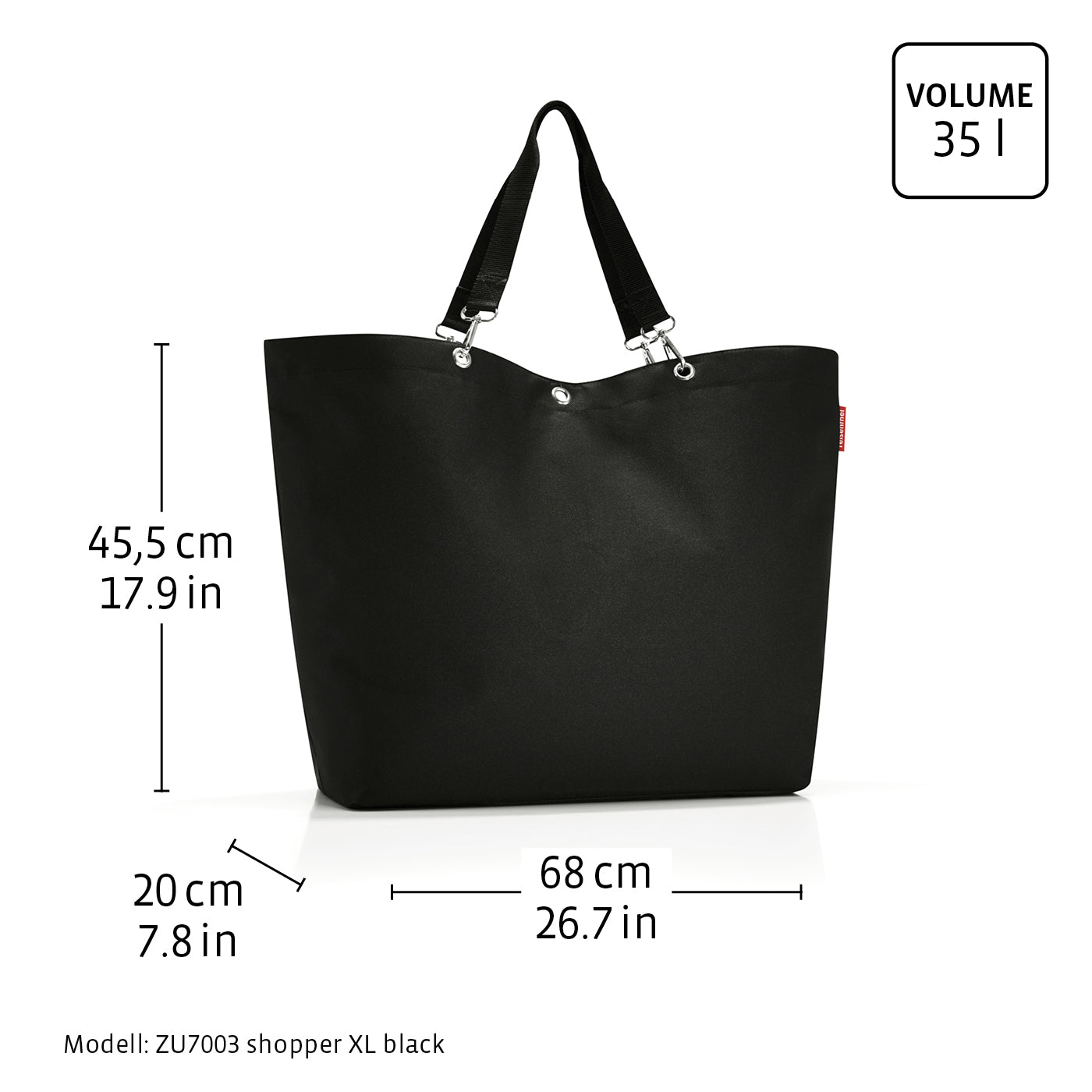 shopper XL black